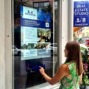The Real Estate Studio window touch screen search